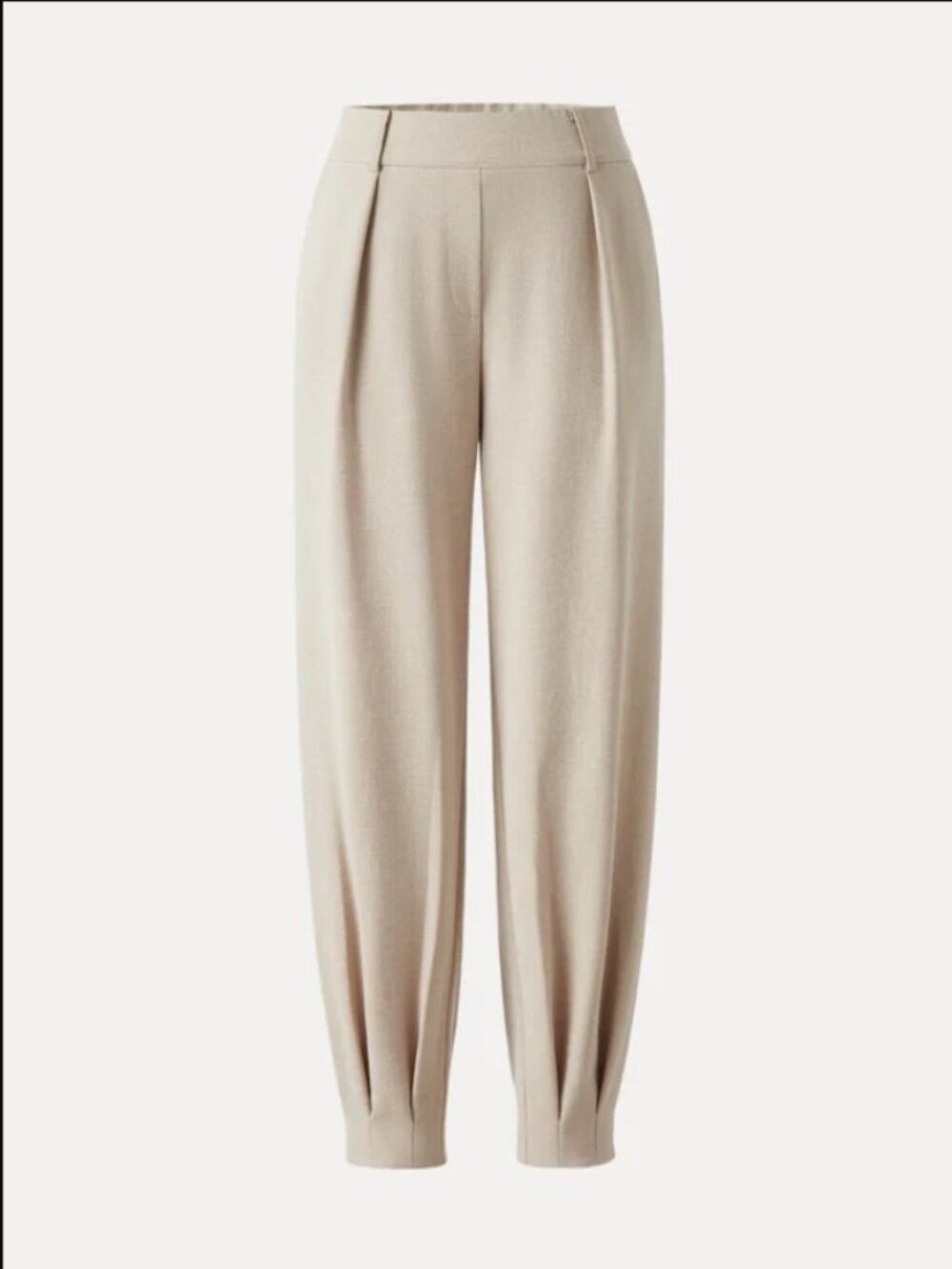 Stretch Linen-Like Wrinkle-Resistant Tapered Pant
